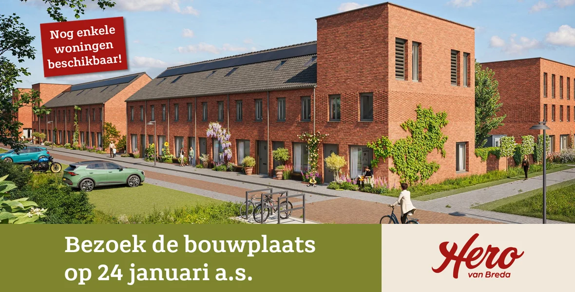 Bezoek de bouwplaats Hero van Breda op zaterdag 24 januari a.s. tussen 11-13 uur!