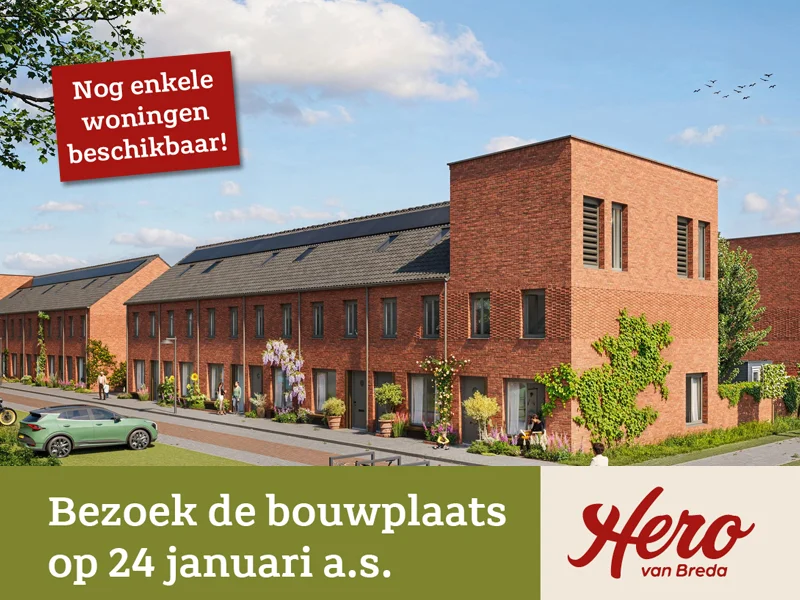 Bezoek de bouwplaats Hero van Breda op zaterdag 24 januari a.s. tussen 11-13 uur!